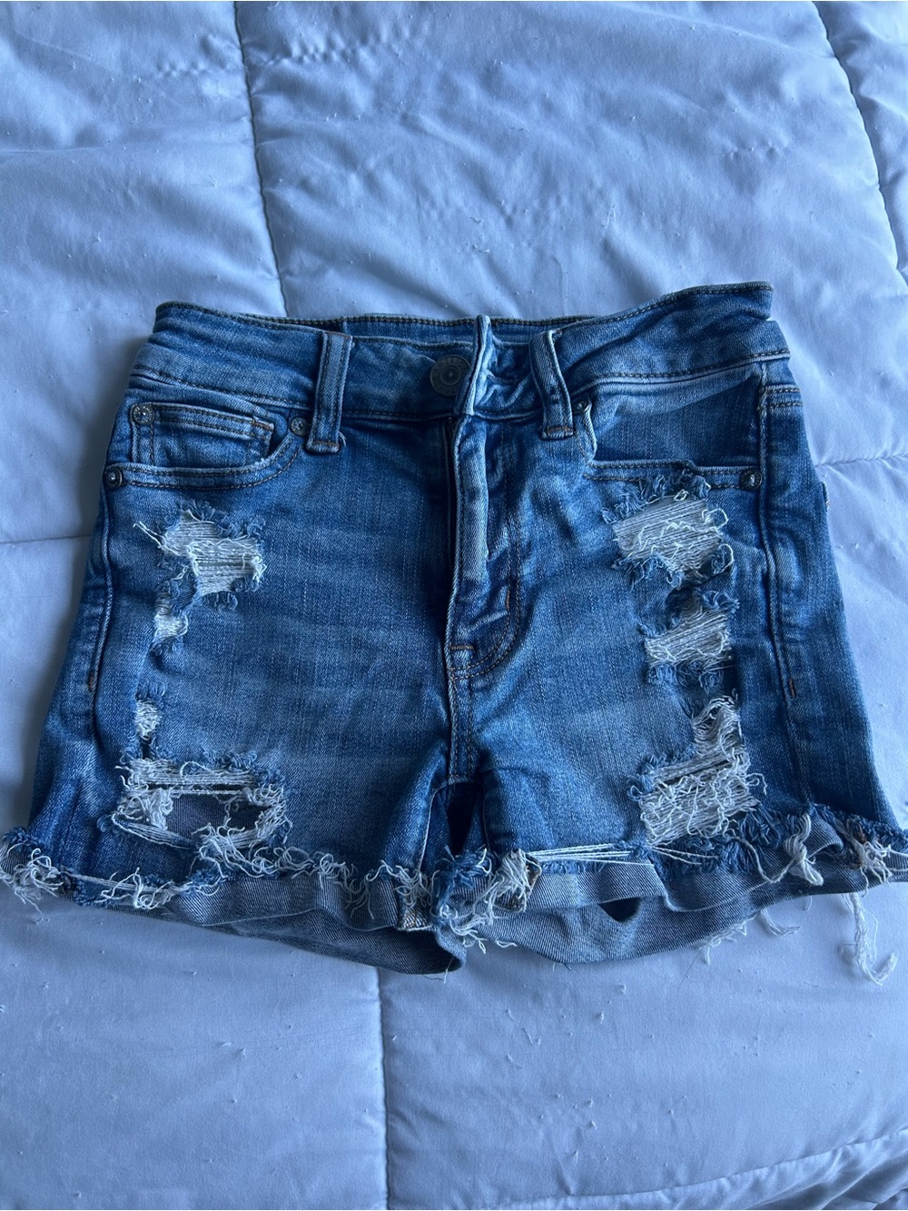 American Eagle Next Level Stretch Distressed Denim Women's Shorts